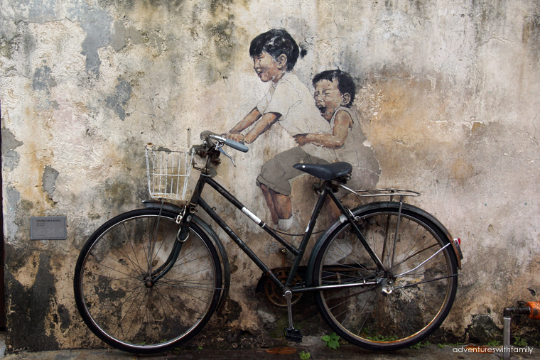 Penang Street Art - Adventures with Family