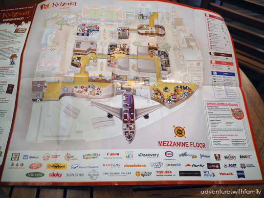 Kidzania Map