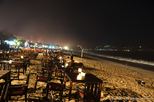 Jimbaran Bay Beach dining