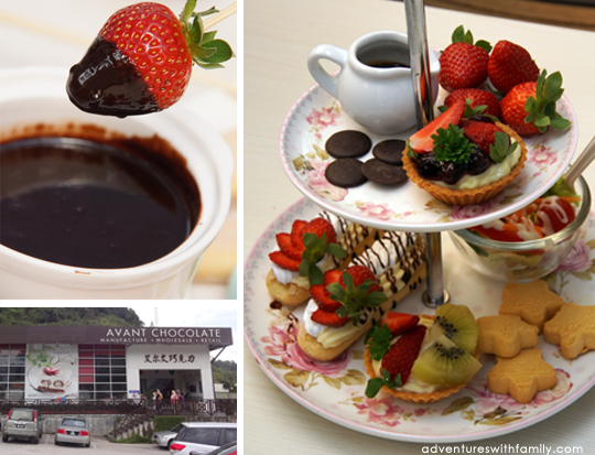 Strawberry high tea in Cameron Highlands Strawberry Chocolate Fondue