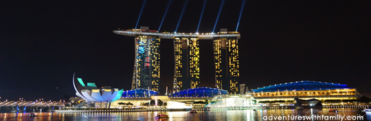 Marina Bay Sands and Show - Adventures with Family