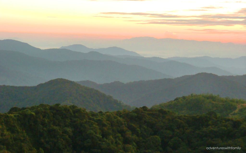 Sunrise on Gunung Brinchang at Cameron Highlands