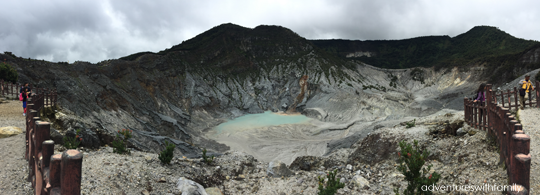 Bandung volcanic crater