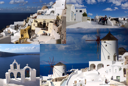 Oia Santorini in winter