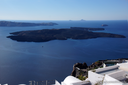 Santorini volcano