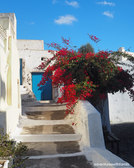 Megalo Chori Santorini in Winter